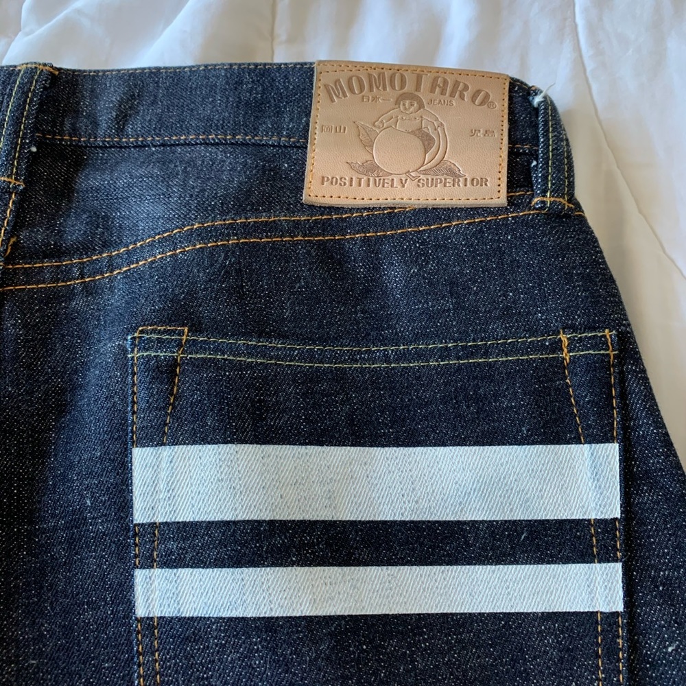 Momotoro 16 oz Slubby Texas Cotton Selvedge Jeans